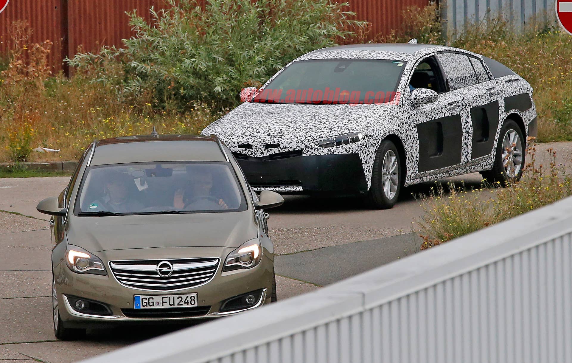opel insignia camo production model spied