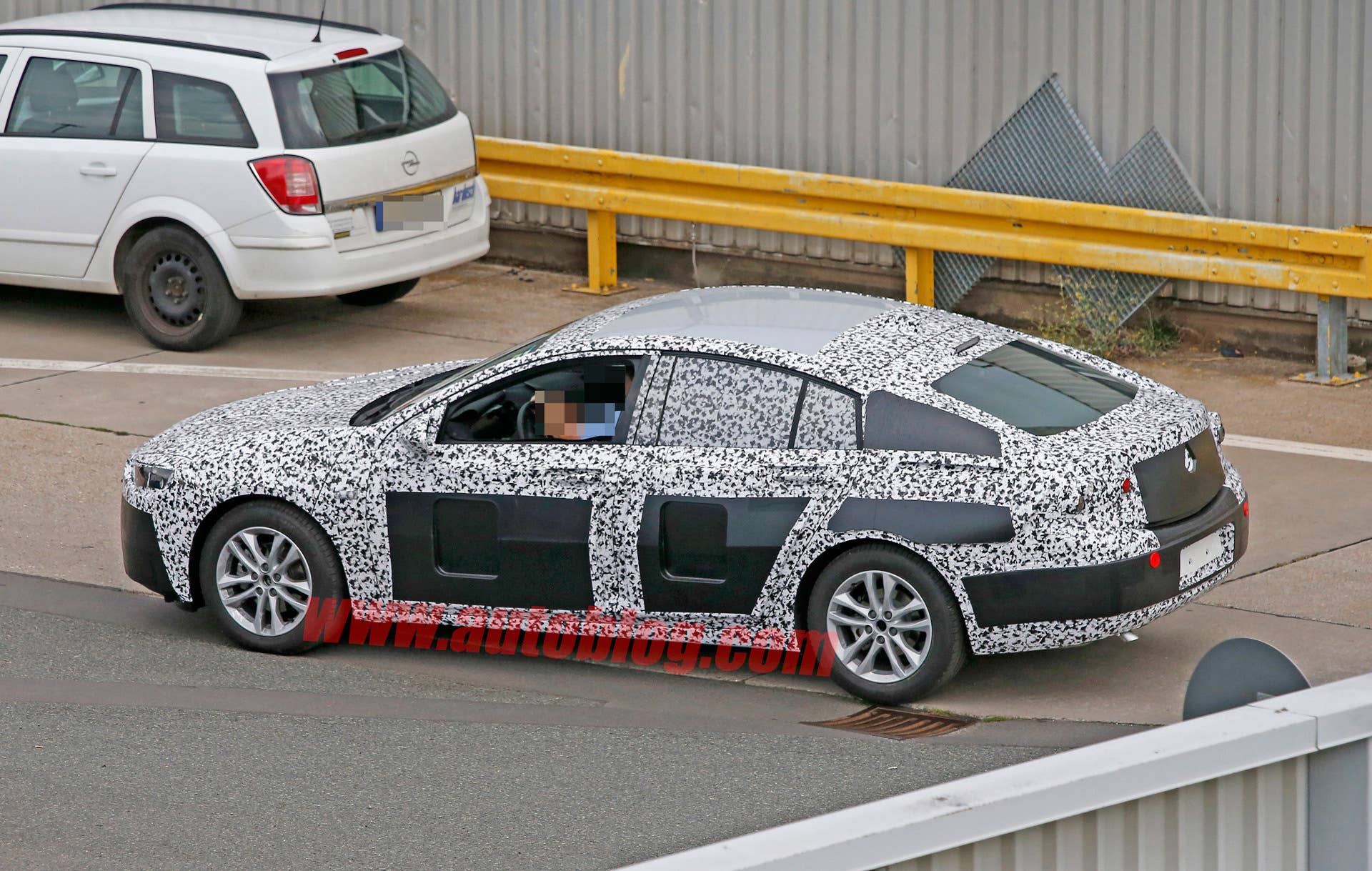 spied hatchback opel germany testing camo