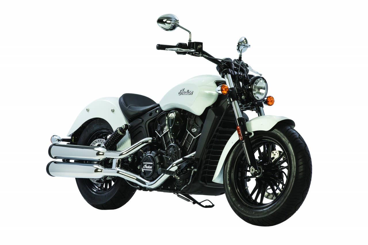 2016 indian scout sixty white studio