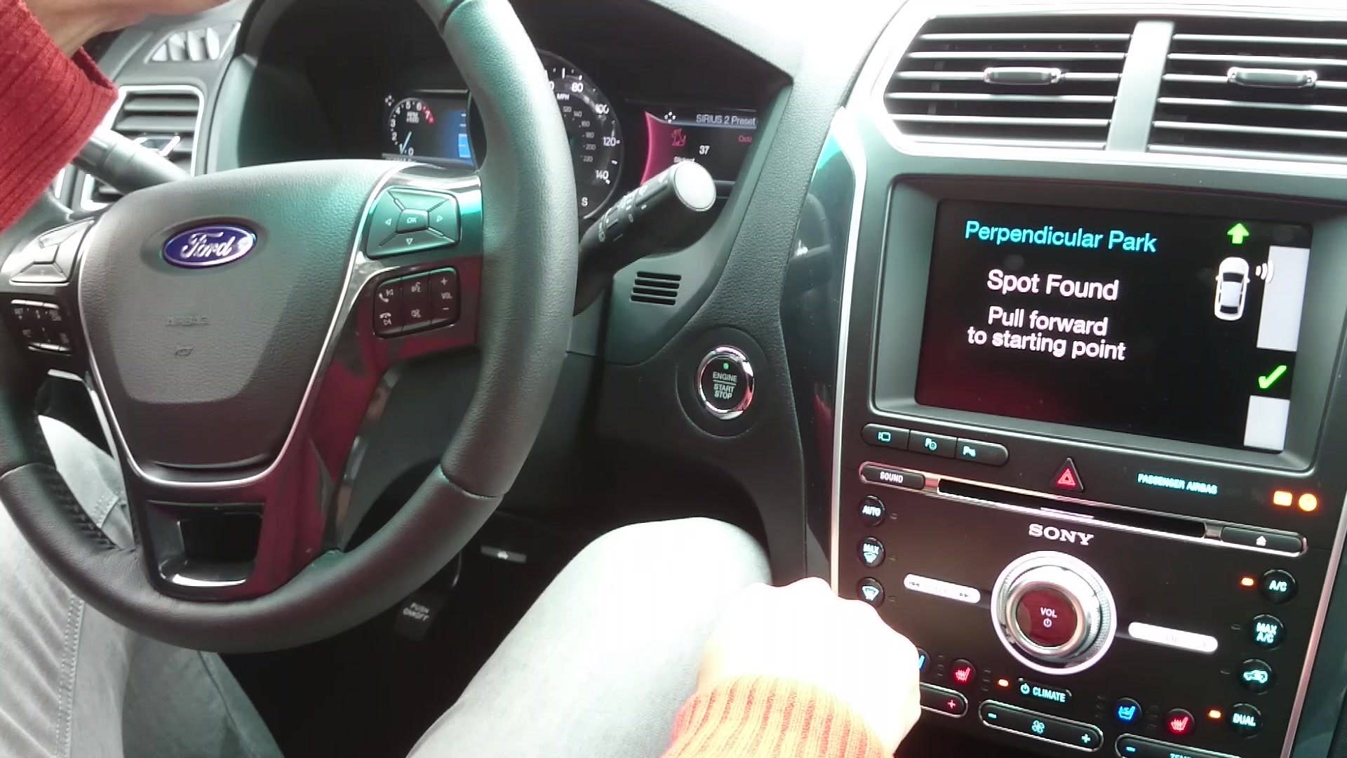2016 ford explorer self parking