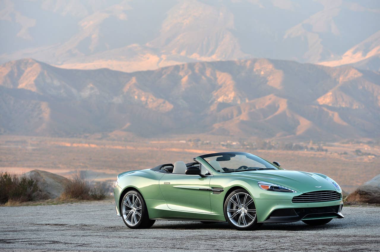 2014 Aston Martin Vanquish Volante (view article) Photo copyright Drew Phillips / AOL