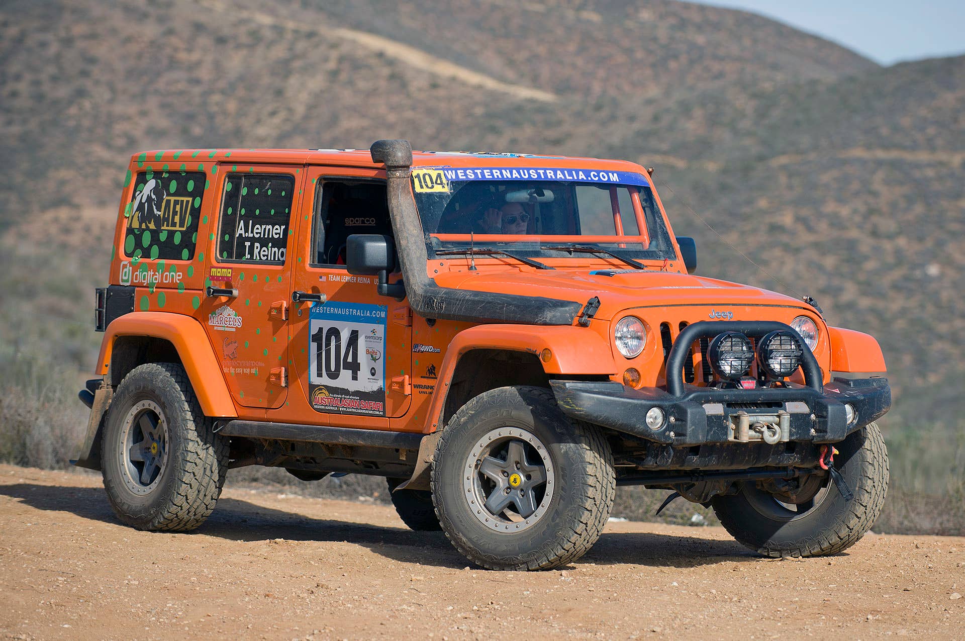 AEV Jeep Wrangler Unlimited Rubicon (view article) Photo copyright Michael Harley / AOL