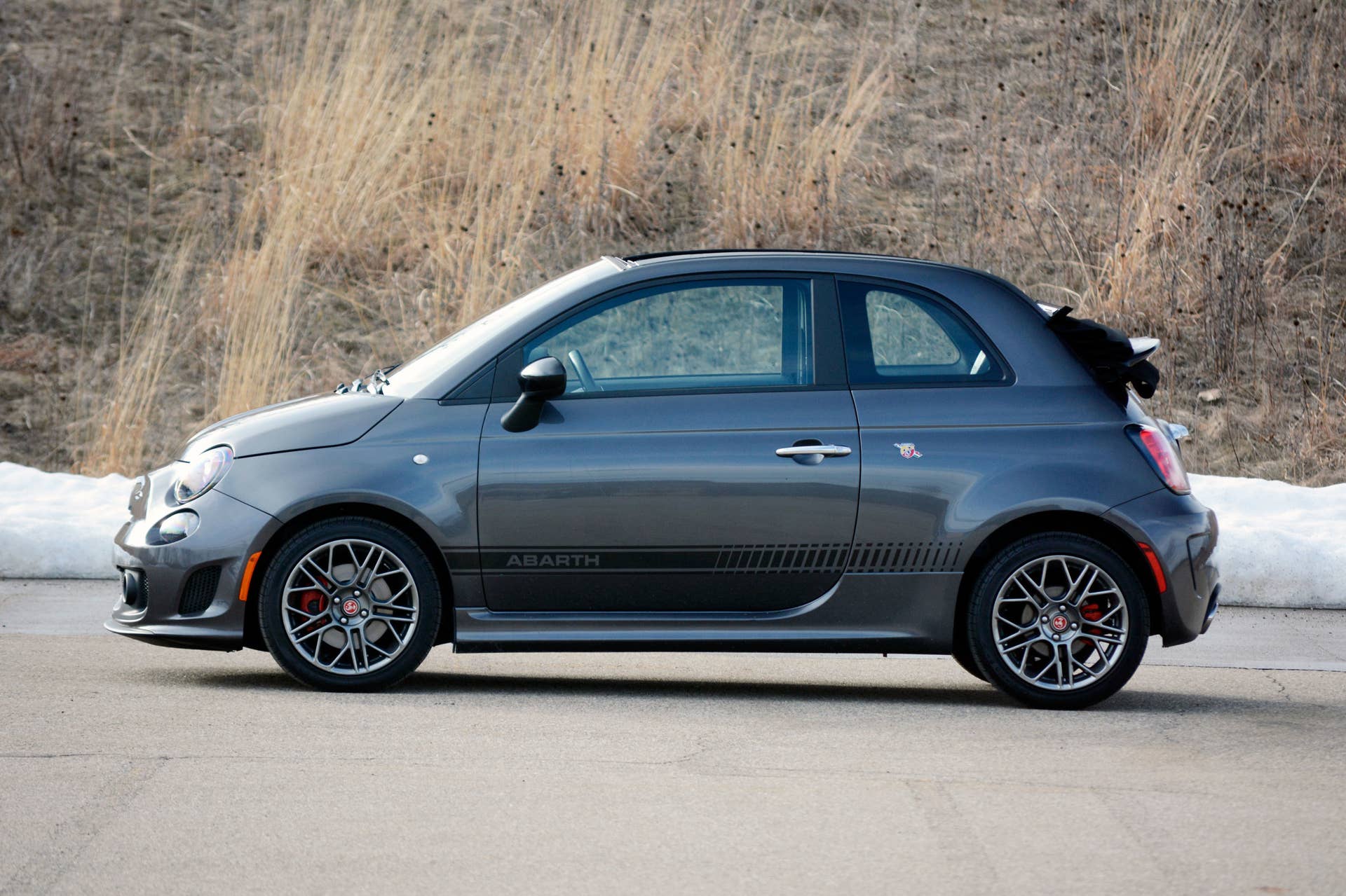 fiat 500c abarth exterior 2015 side profile