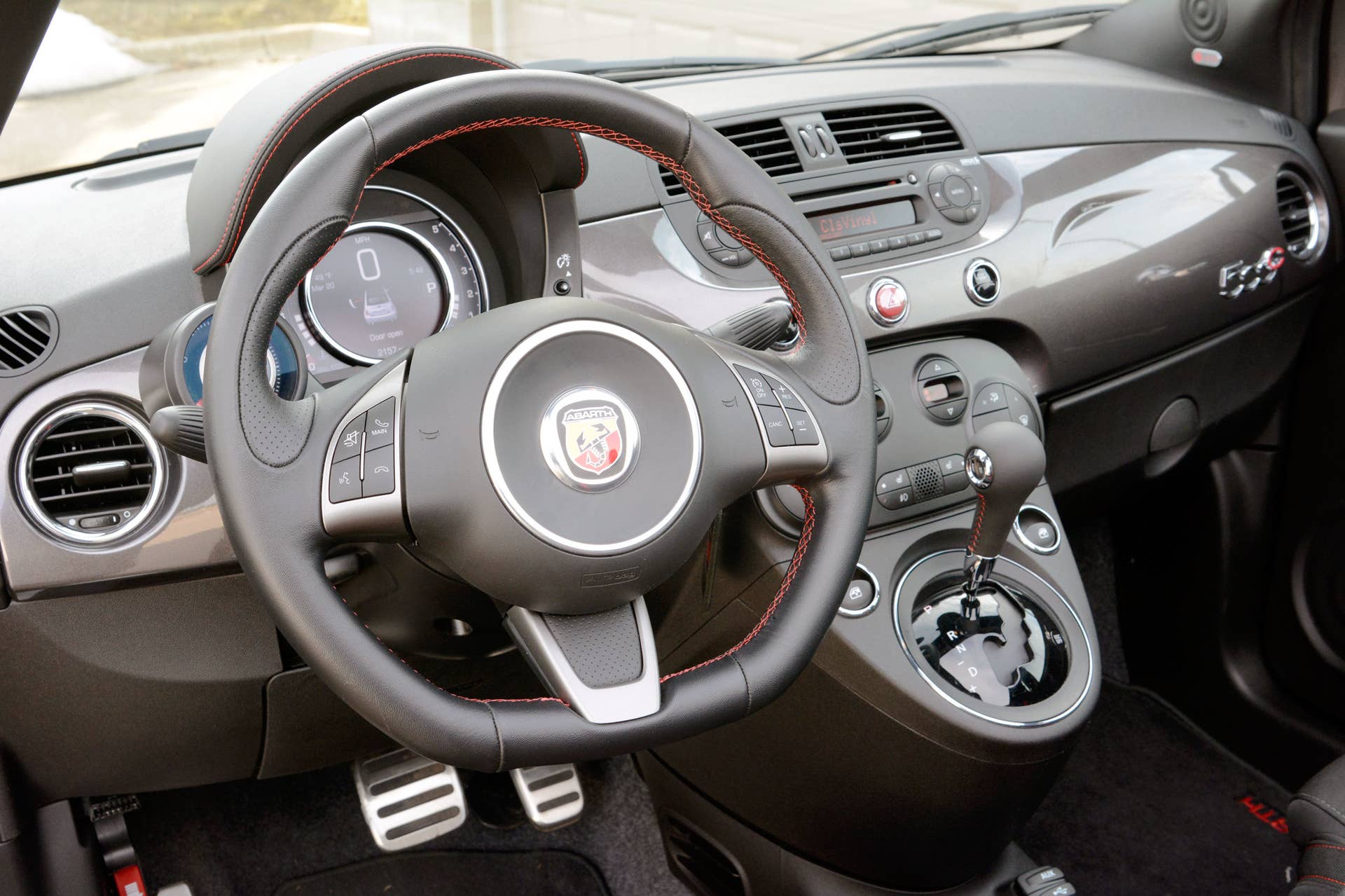 fiat 500c abarth 2015 interior