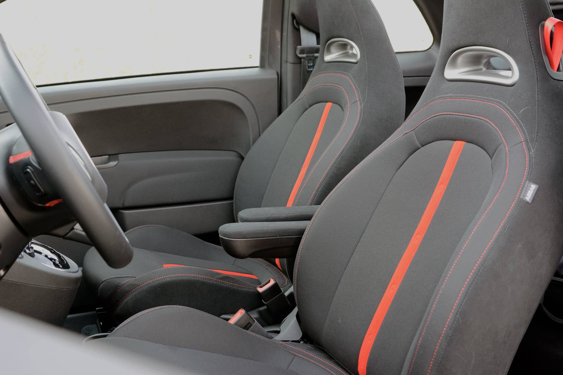 fiat 500c abarth 2015 front seat