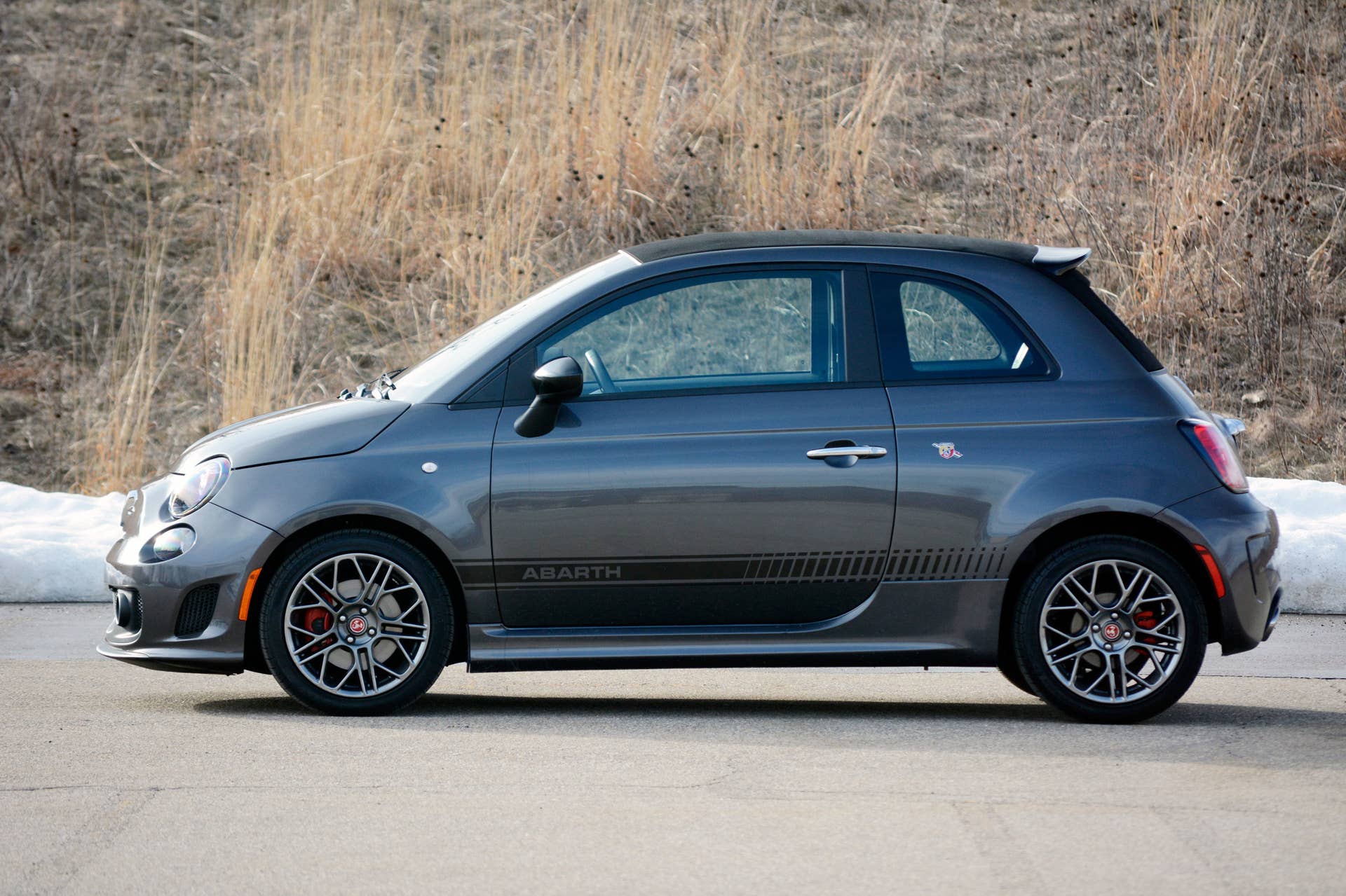 fiat 500c abarth exterior 2015 side profile
