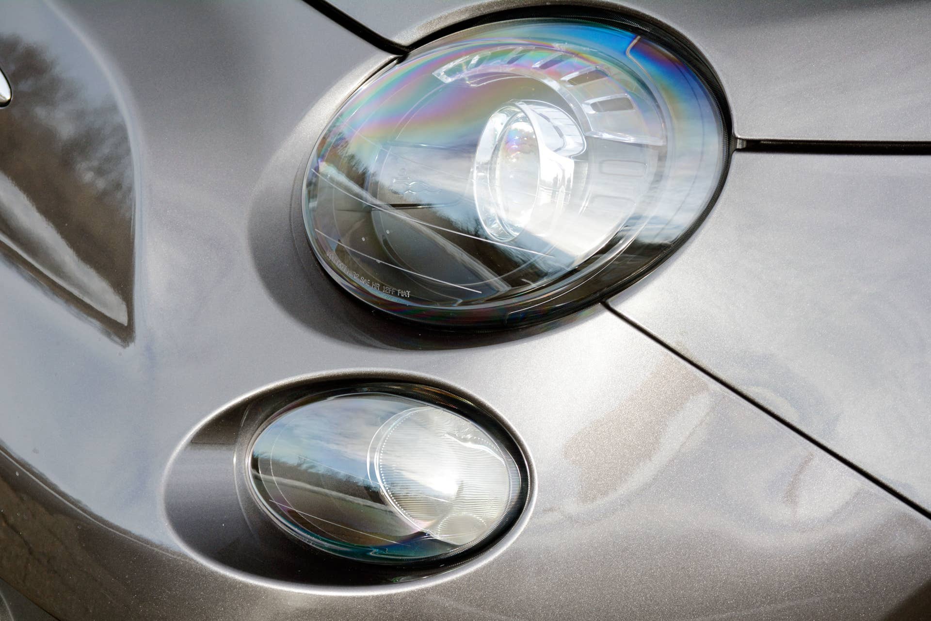 fiat 500c abarth 2015 headlight