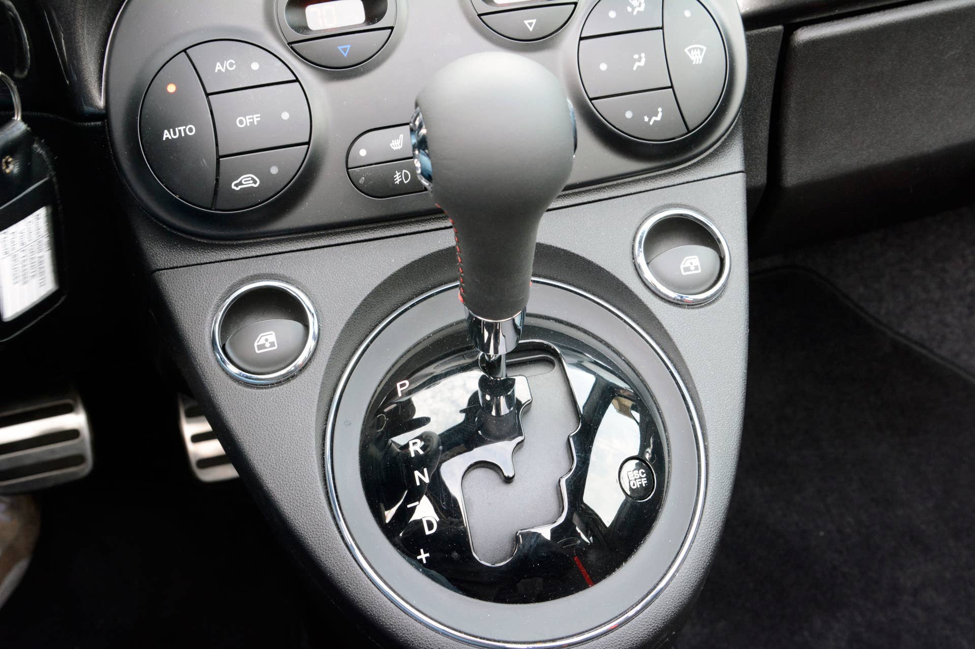 fiat 500c abarth 2015 automatic shift lever