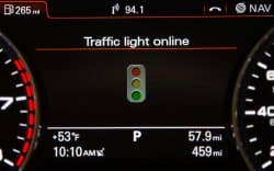 Audi Online traffic light information system
