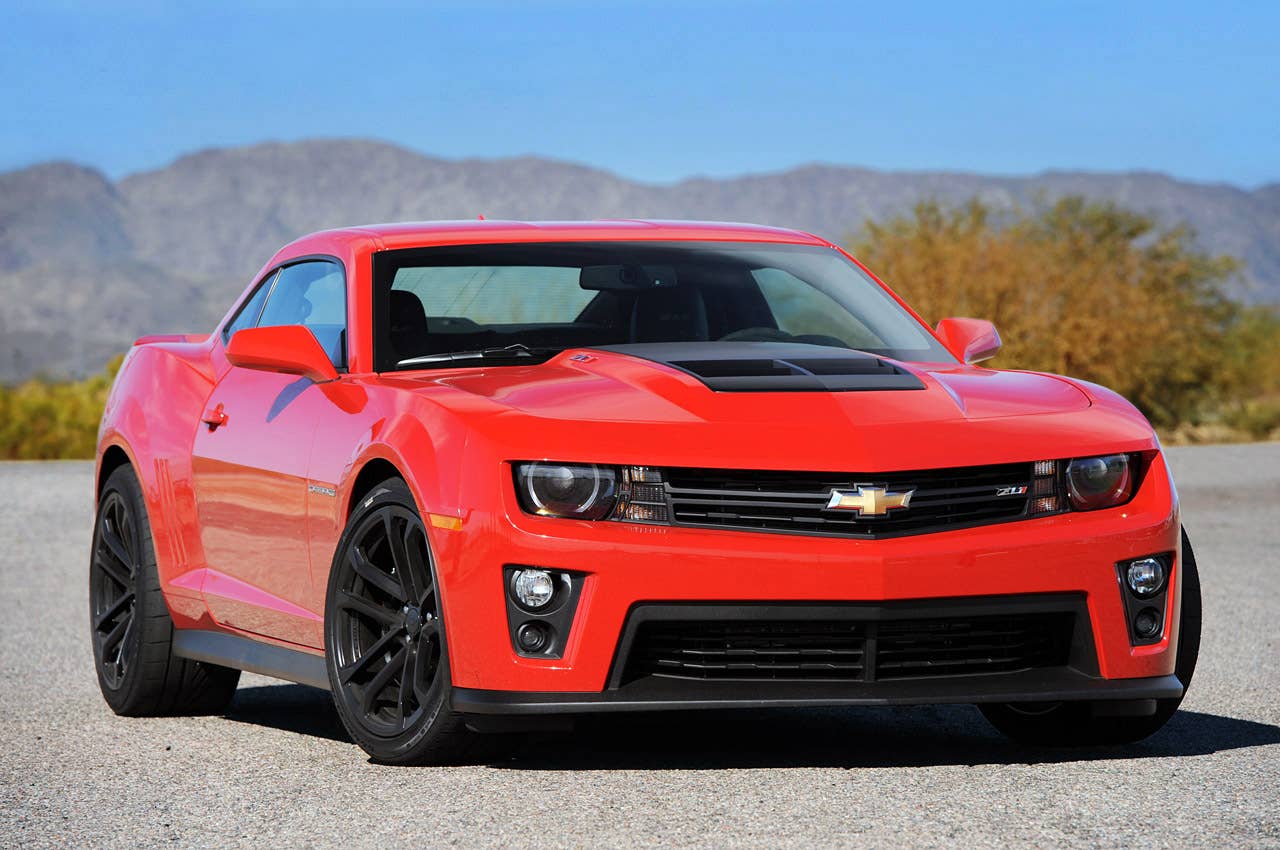 2012 Chevrolet Camaro ZL1 front 3/4 view