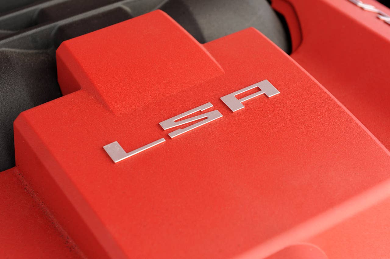 2012 Chevrolet Camaro ZL1 engine detail