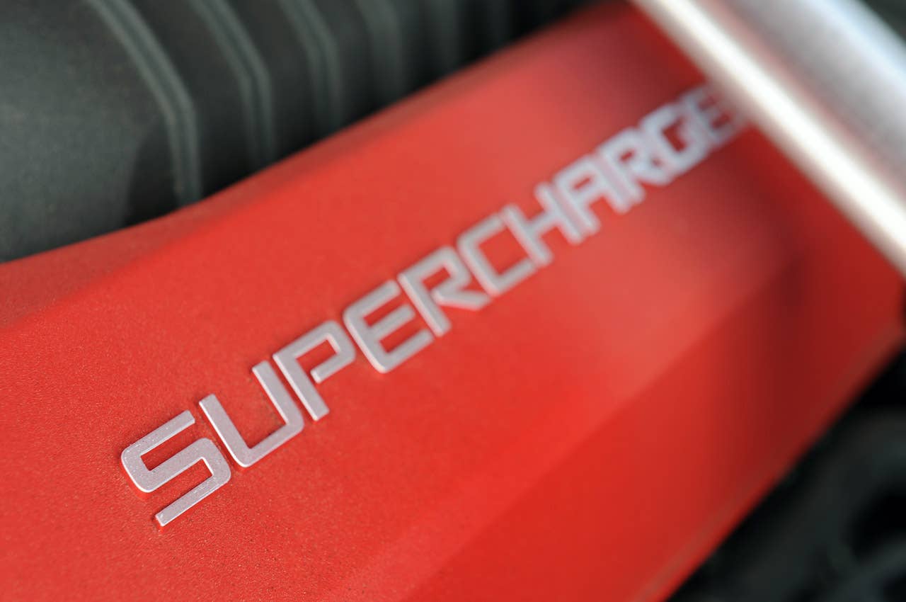 2012 Chevrolet Camaro ZL1 engine detail