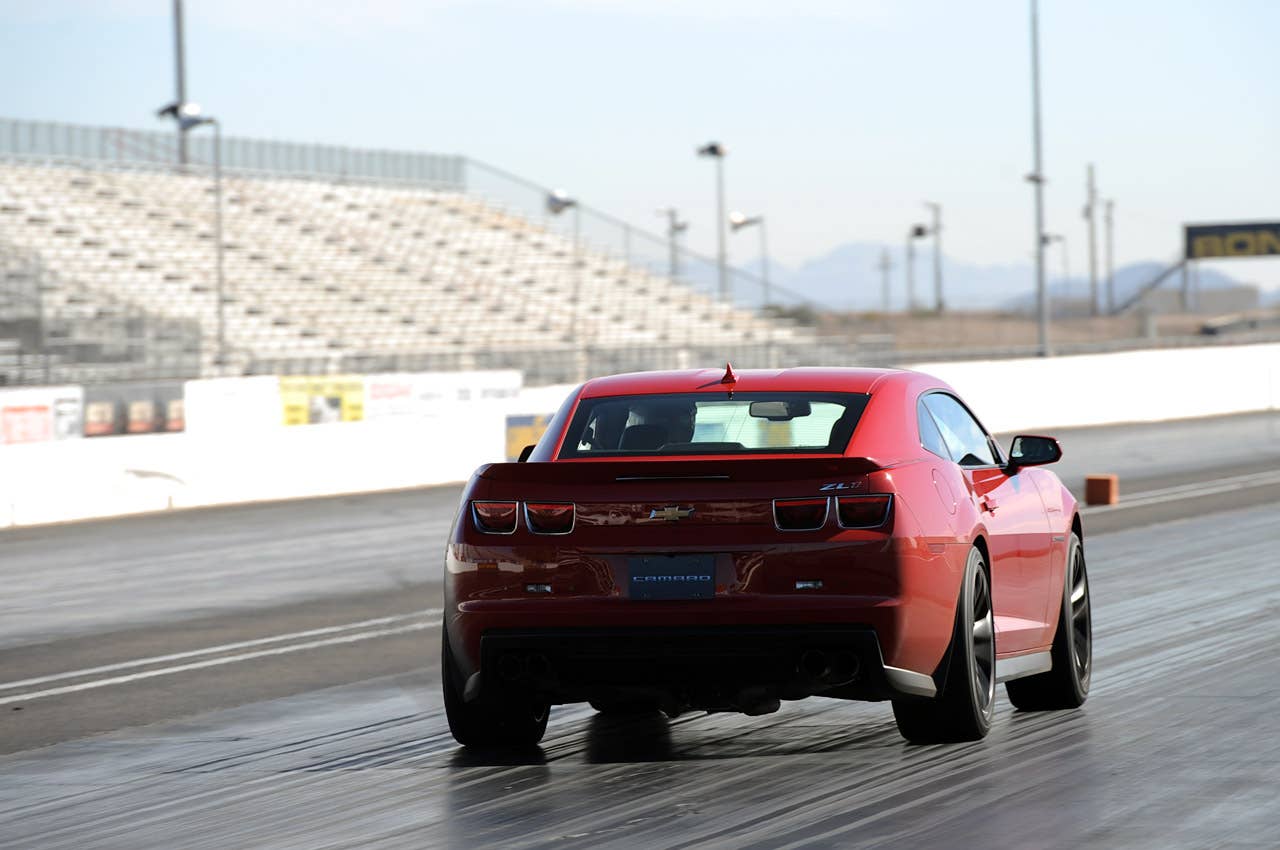 2012 Chevrolet Camaro ZL1 on track