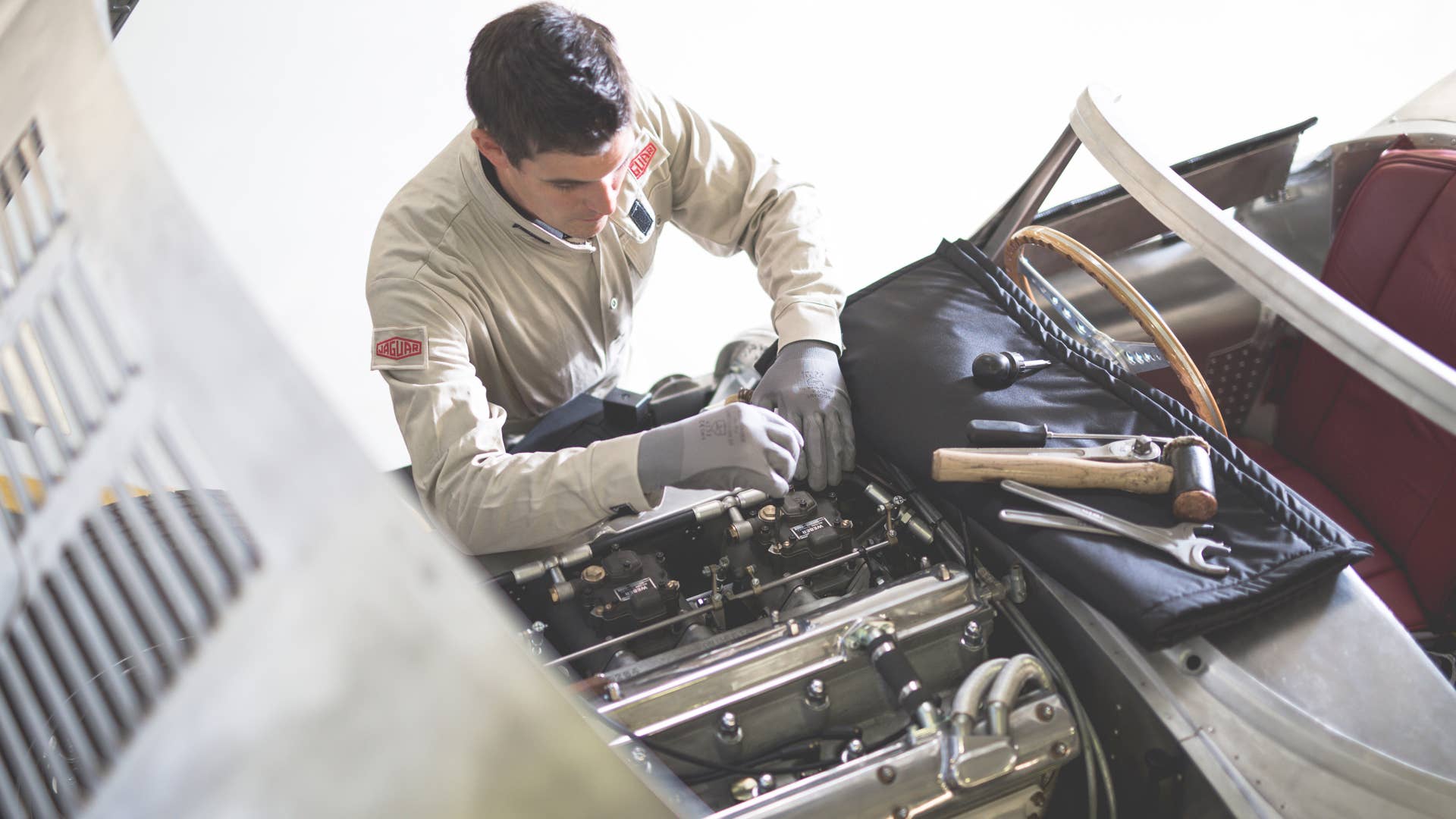Jaguar XKSS Engine Bay