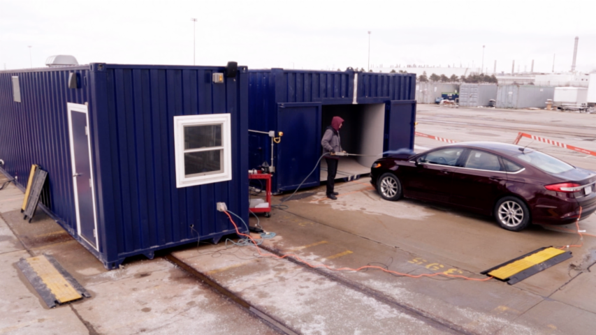 Ford Mobile Wind Tunnel