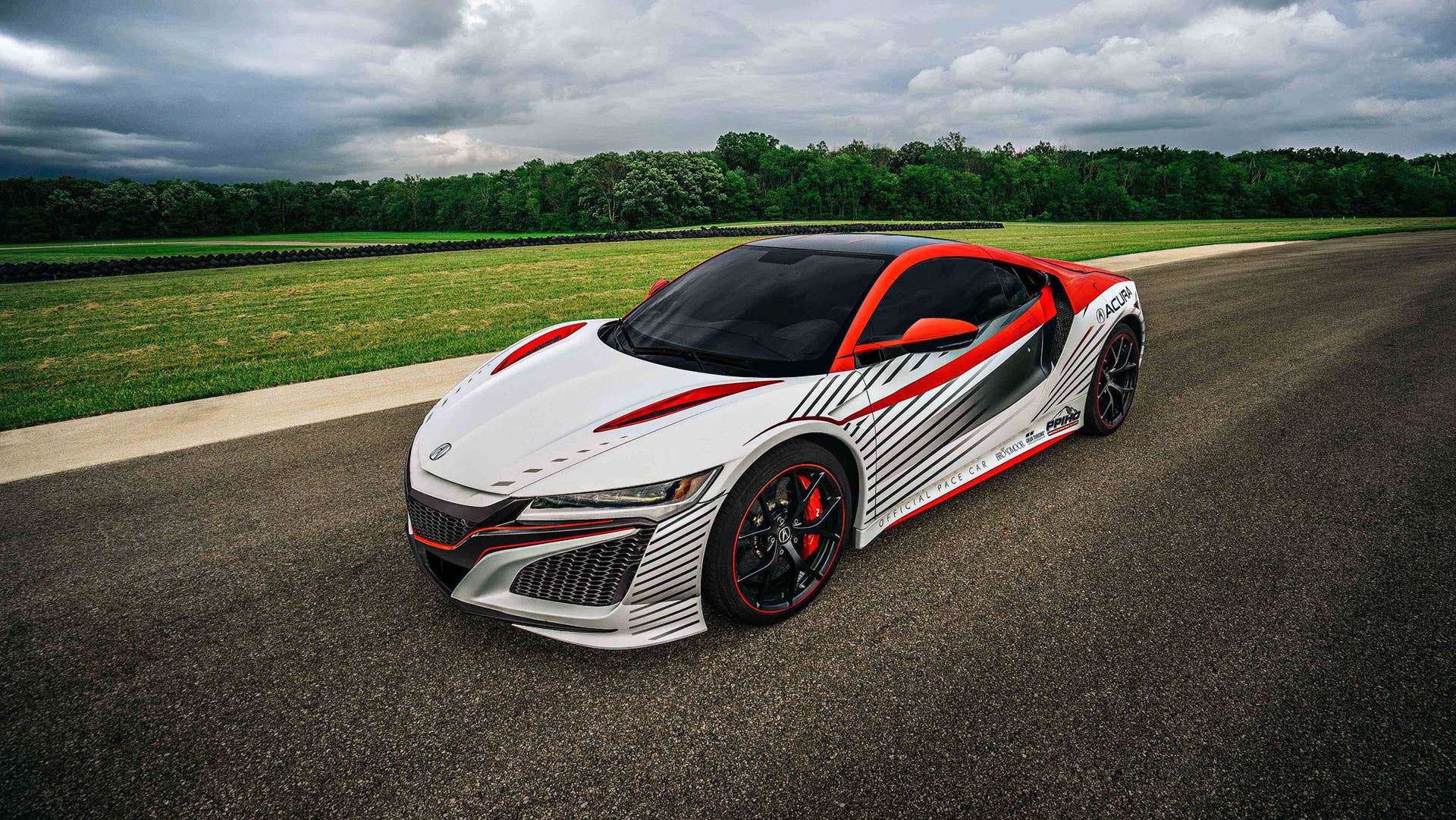 Acura NSX Pikes Peak pace car front 3/4