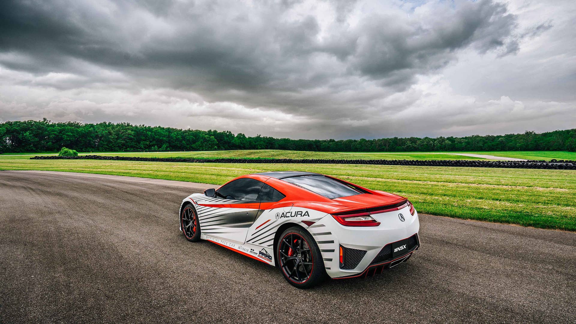 Acura NSX Pikes Peak pace car rear 3/4
