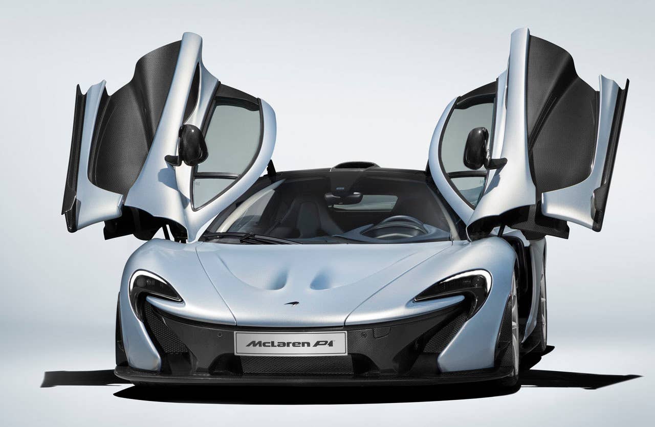 McLaren P1 first front doors up