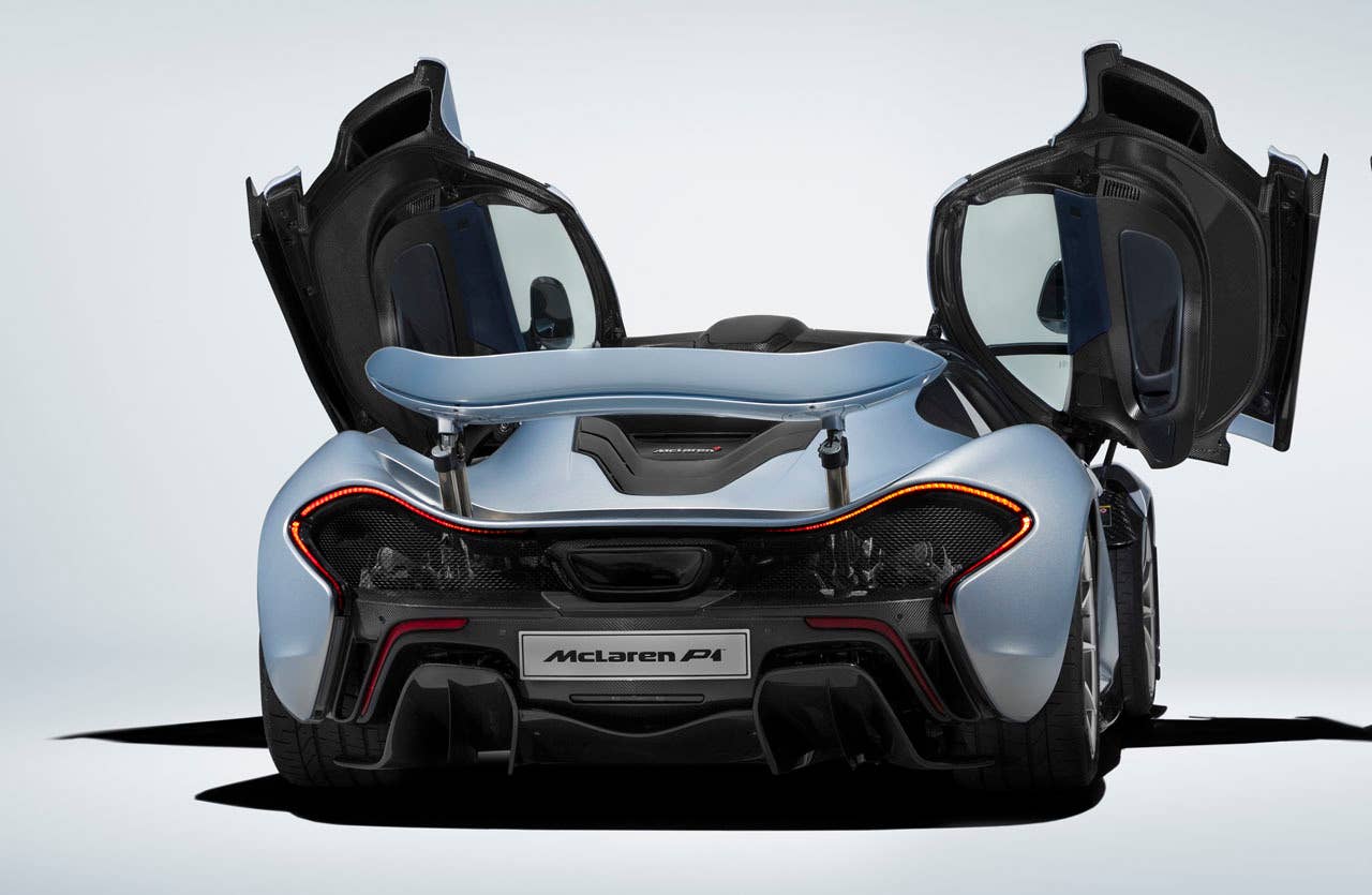 McLaren P1 first rear doors up