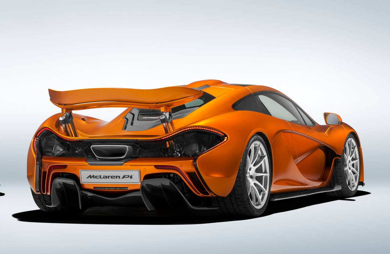 McLaren P1 last rear 3/4
