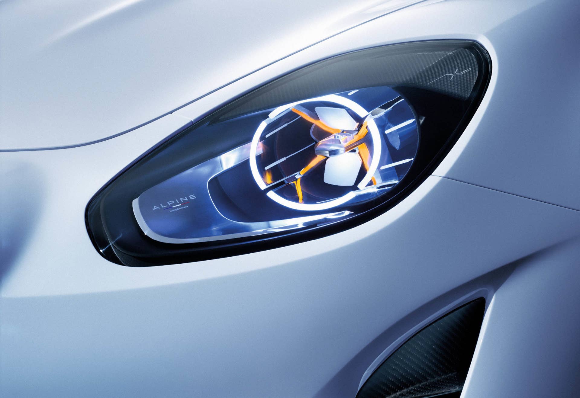 Alpine Vision studio detail headlight