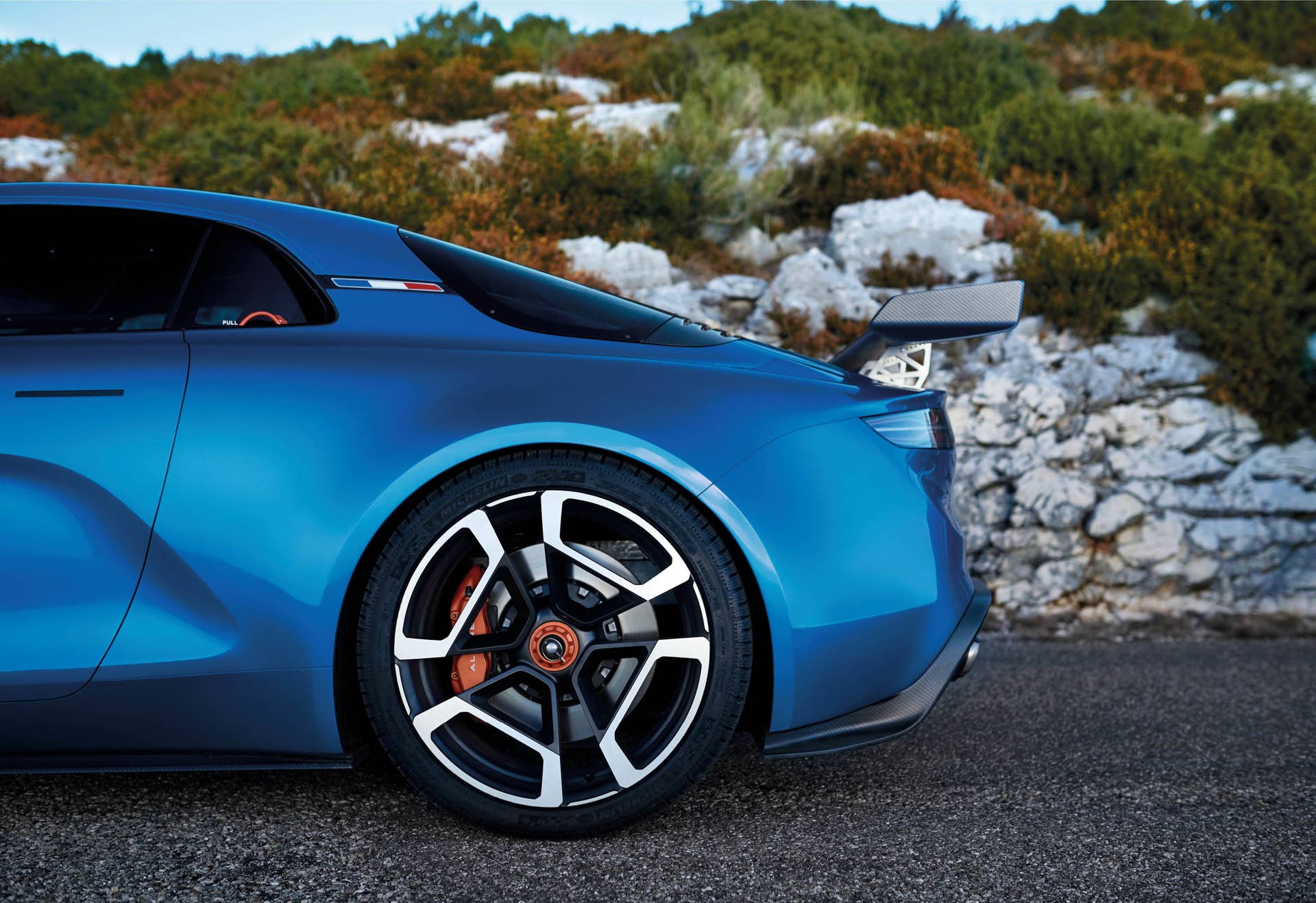 Alpine Vision location detail rear
