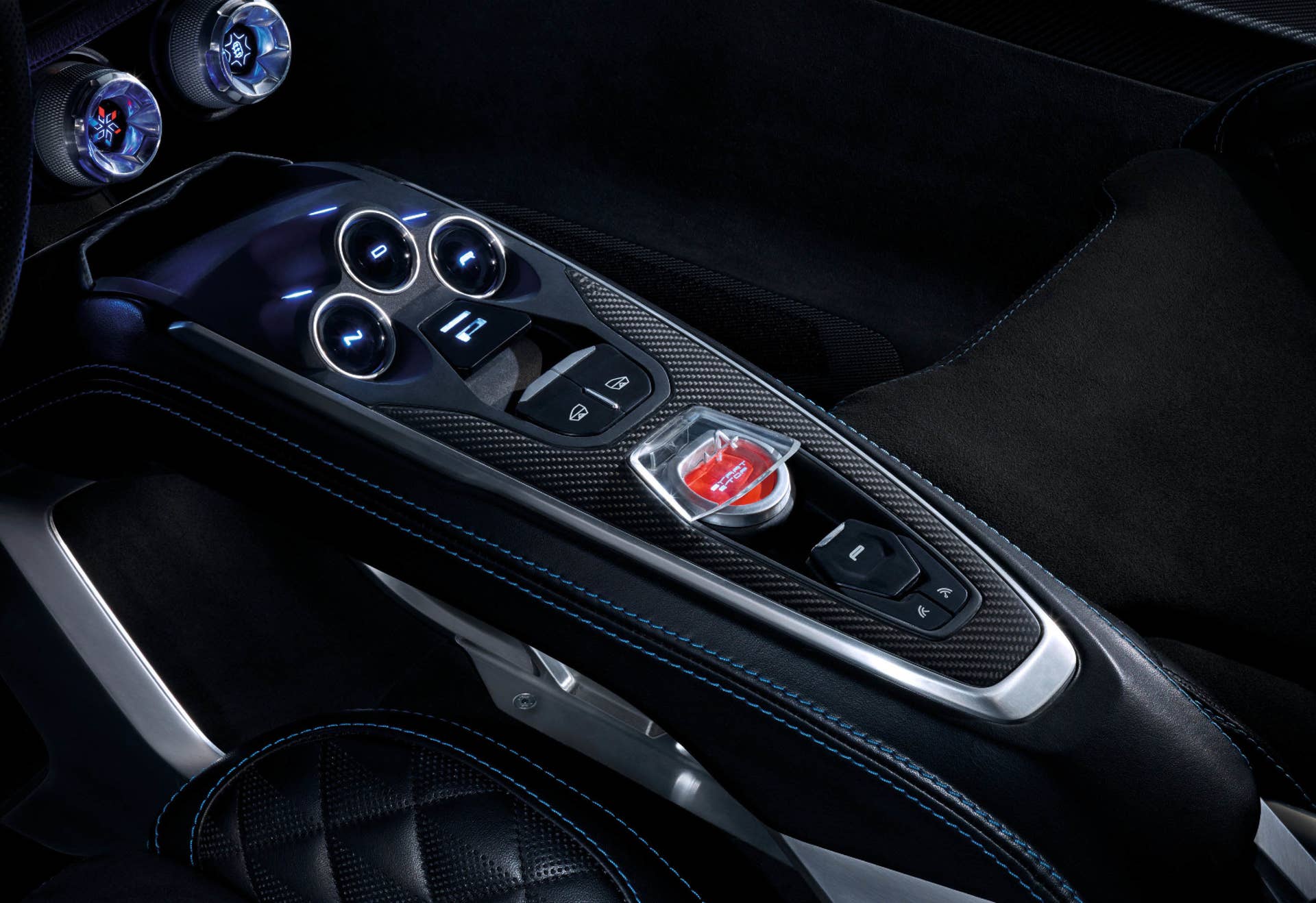 Alpine Vision interior center console