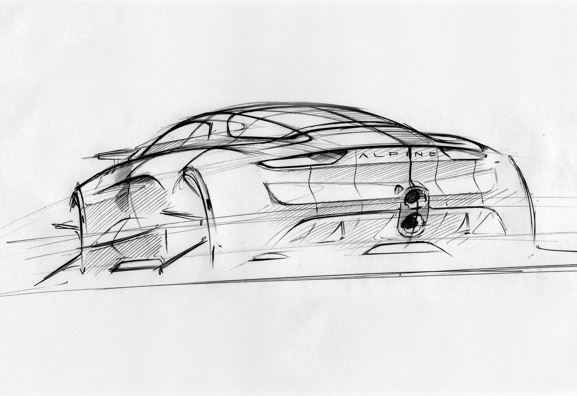 Alpine Vision sketch rear