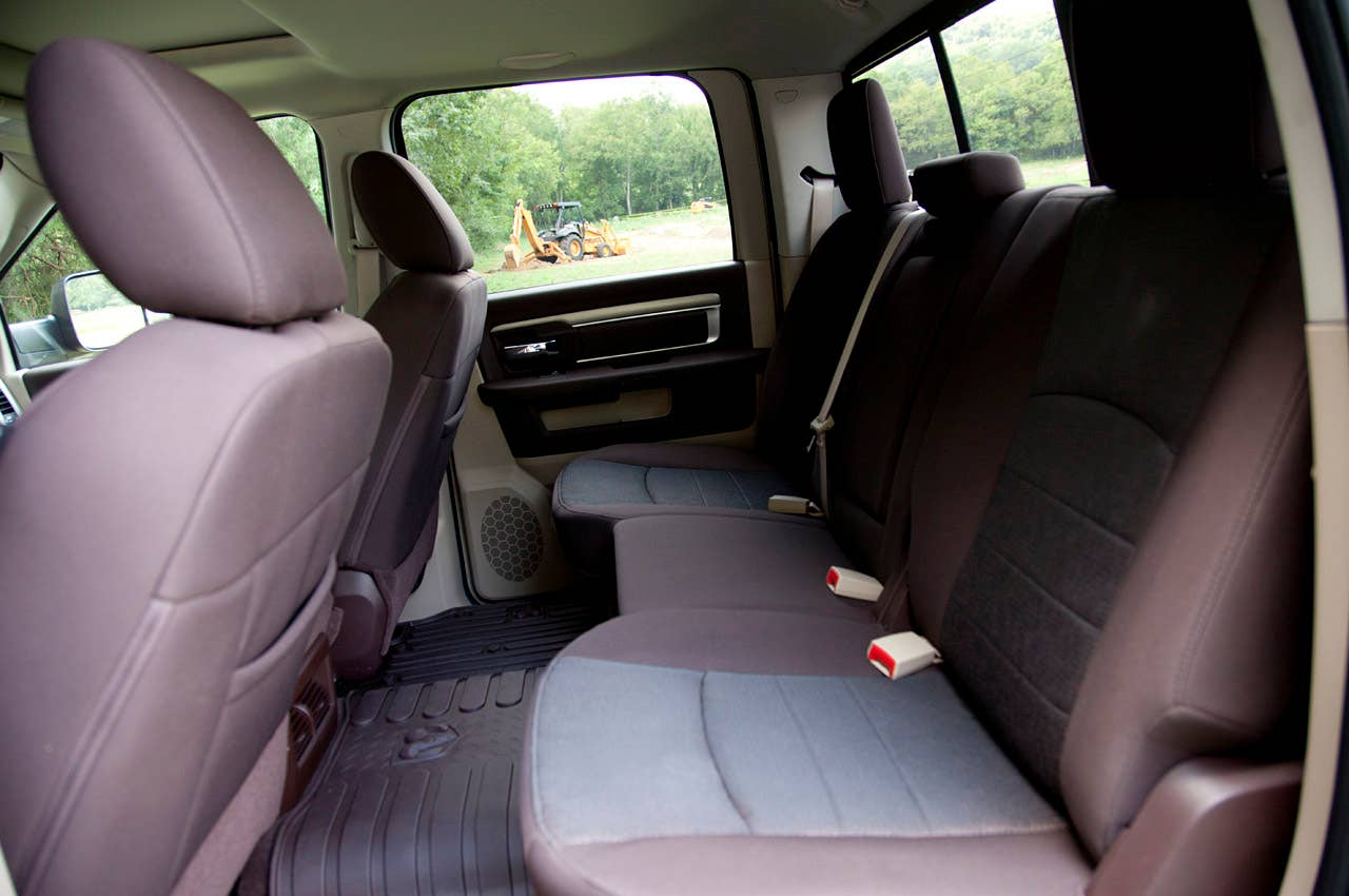 2013 Ram 1500 Crew Cab SLT 4x4 rear seats