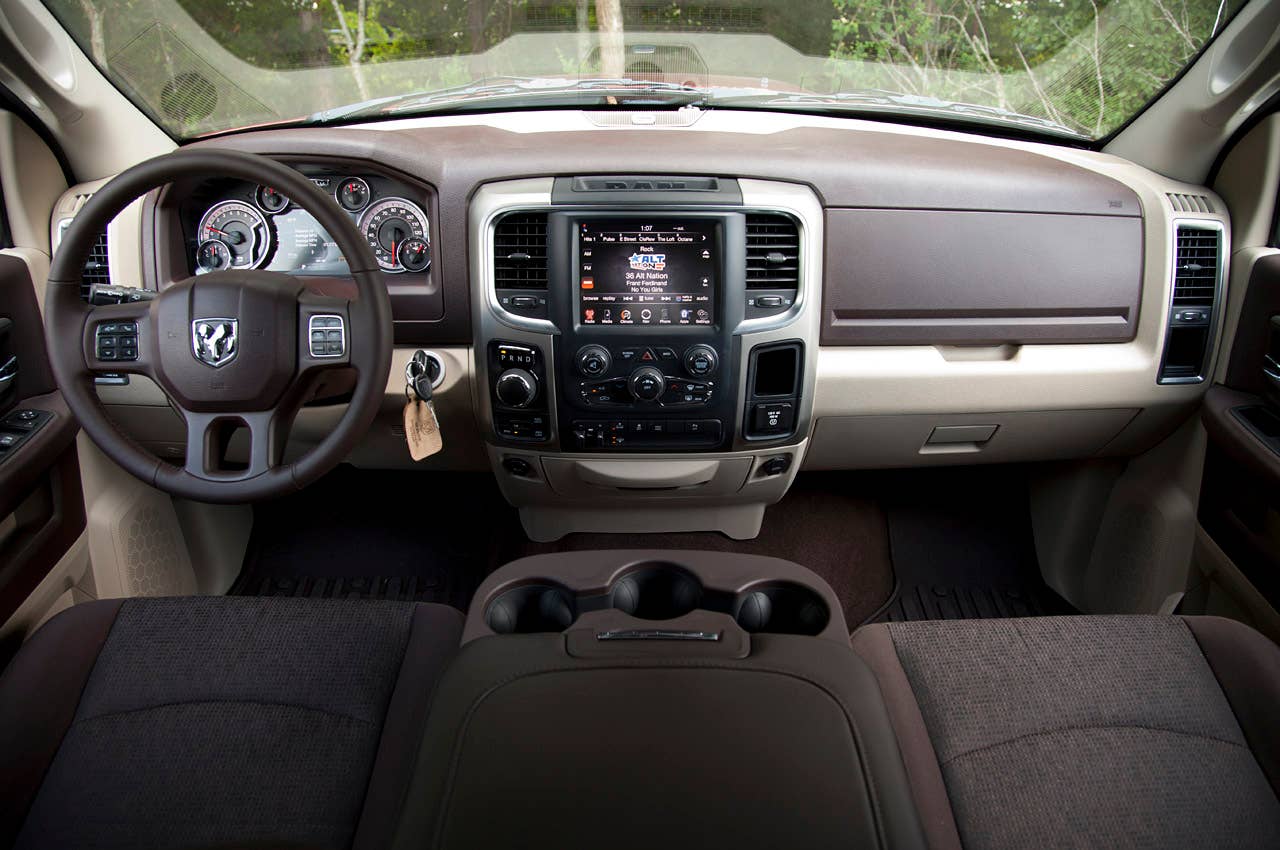 2013 Ram 1500 Crew Cab SLT 4x4 interior