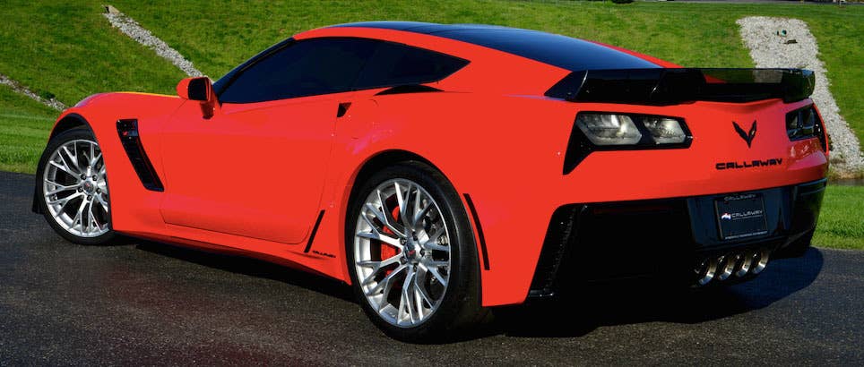 Callaway Corvette Z06 rear 3/4