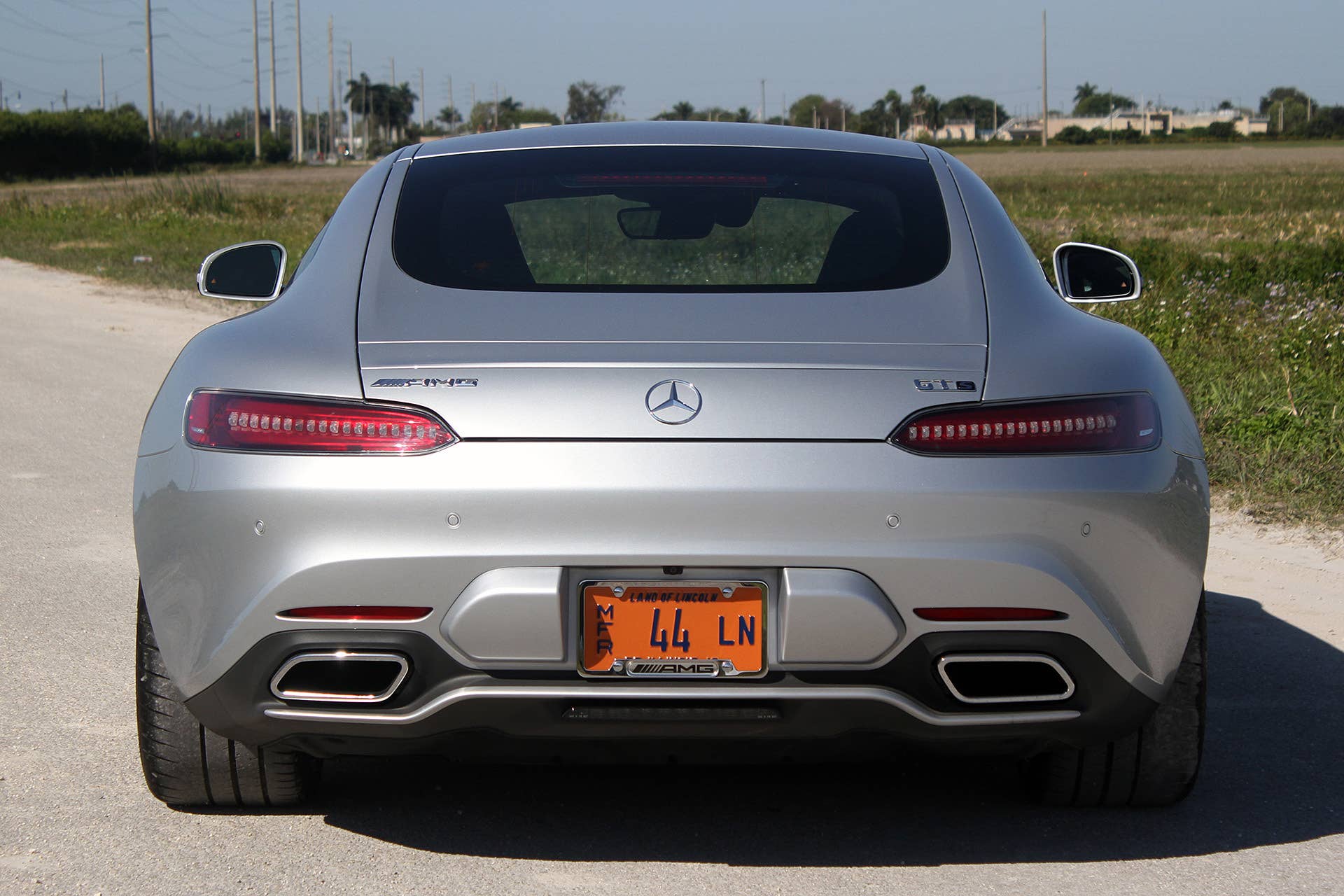 Mercedes-AMG GT S rear view