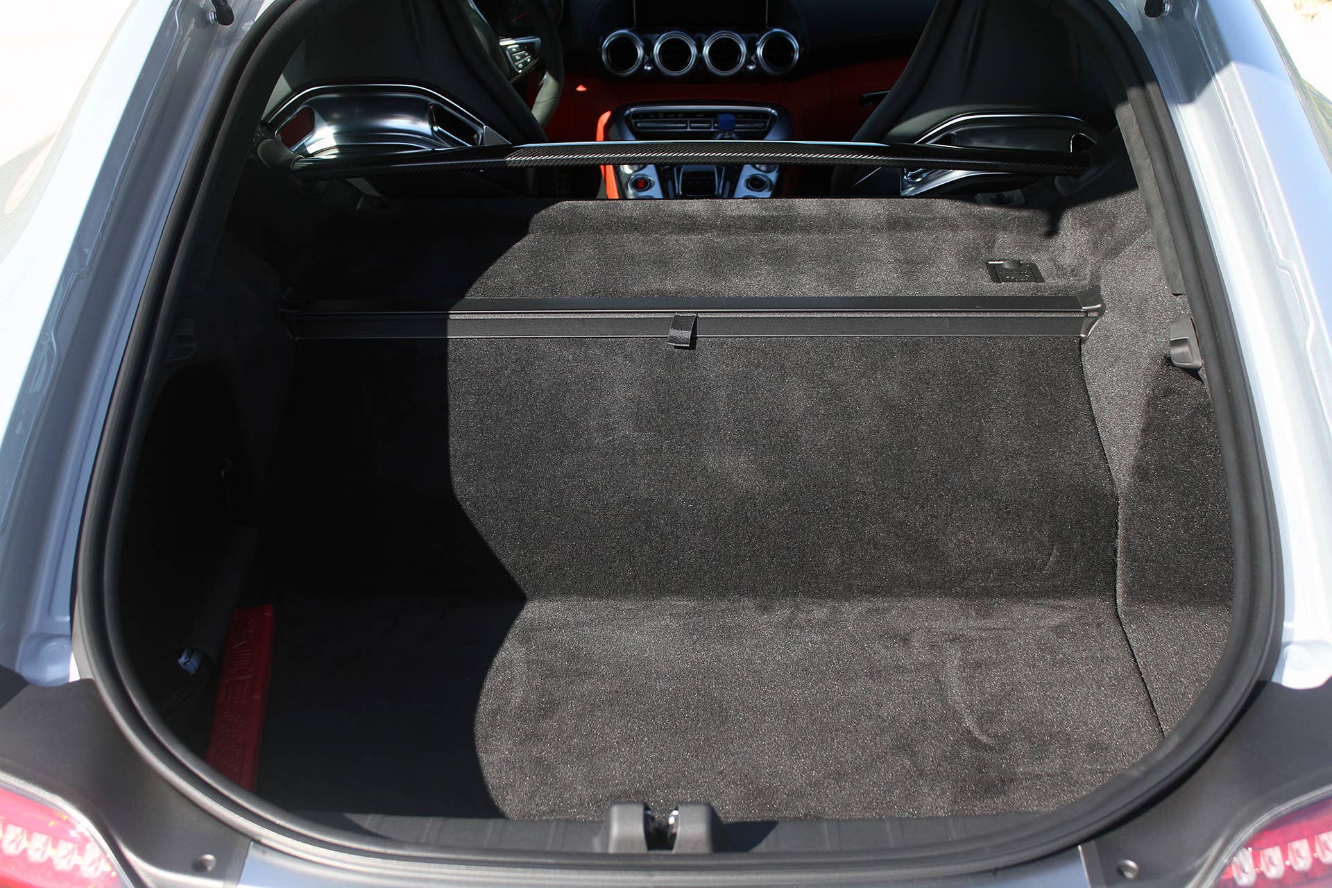 Mercedes-AMG GT S rear cargo area