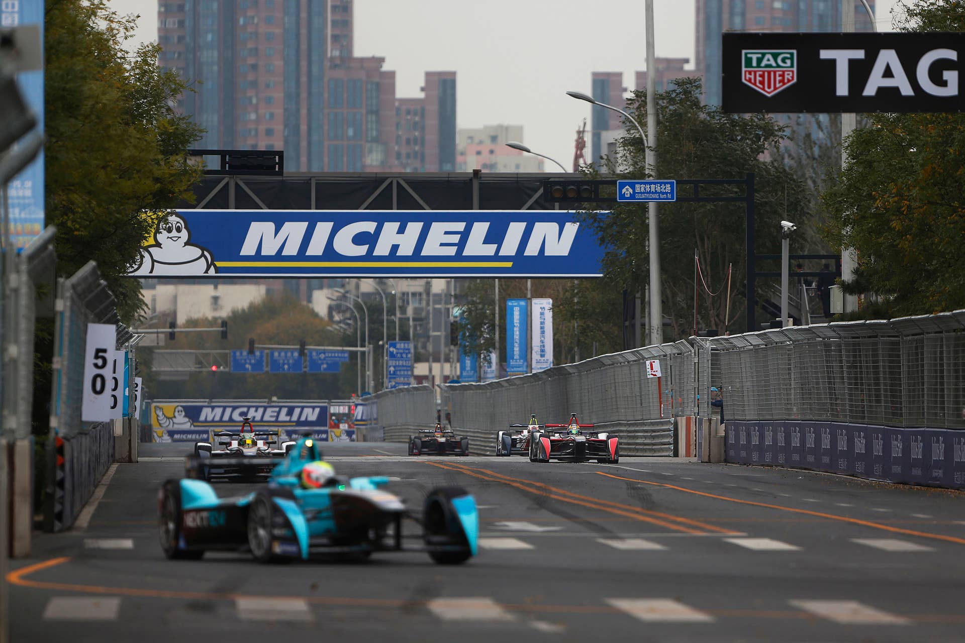 FIA Formula E Championship 2015/16. Beijing ePrix, Beijing, China. Jean-Eric Vergne (FRA), DS Virgin Racing DSV-01 Race Beijing, China, Asia. Saturday 24 October 2015 Photo: Sam Bloxham / LAT / FE ref: Digital Image _SBL7775