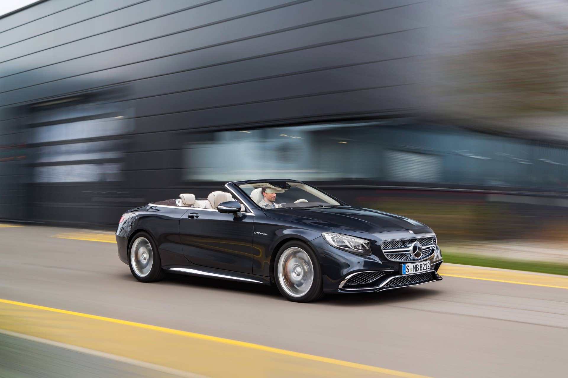Mercedes-AMG S65 Cabriolet in motion