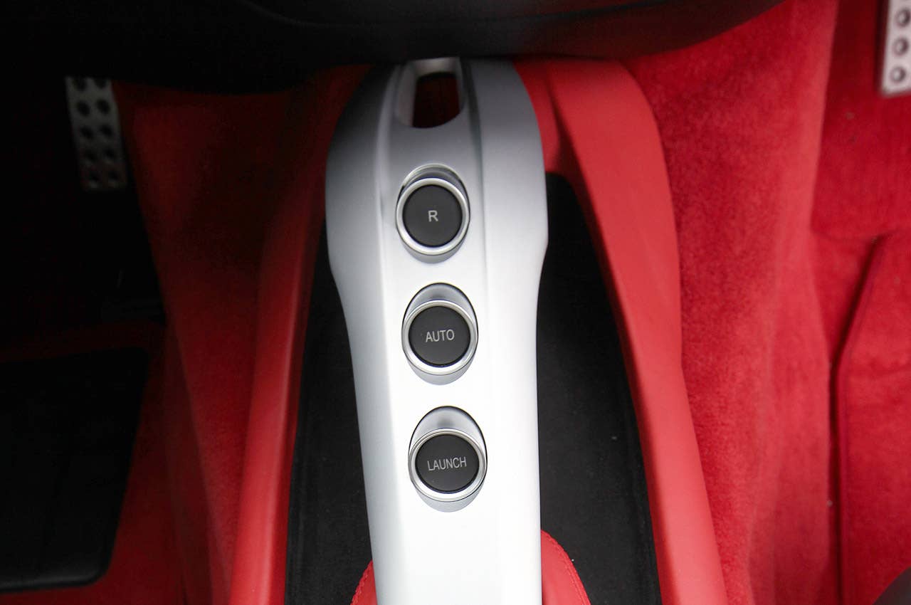 2013 Ferrari F12 Berlinetta transmission controls