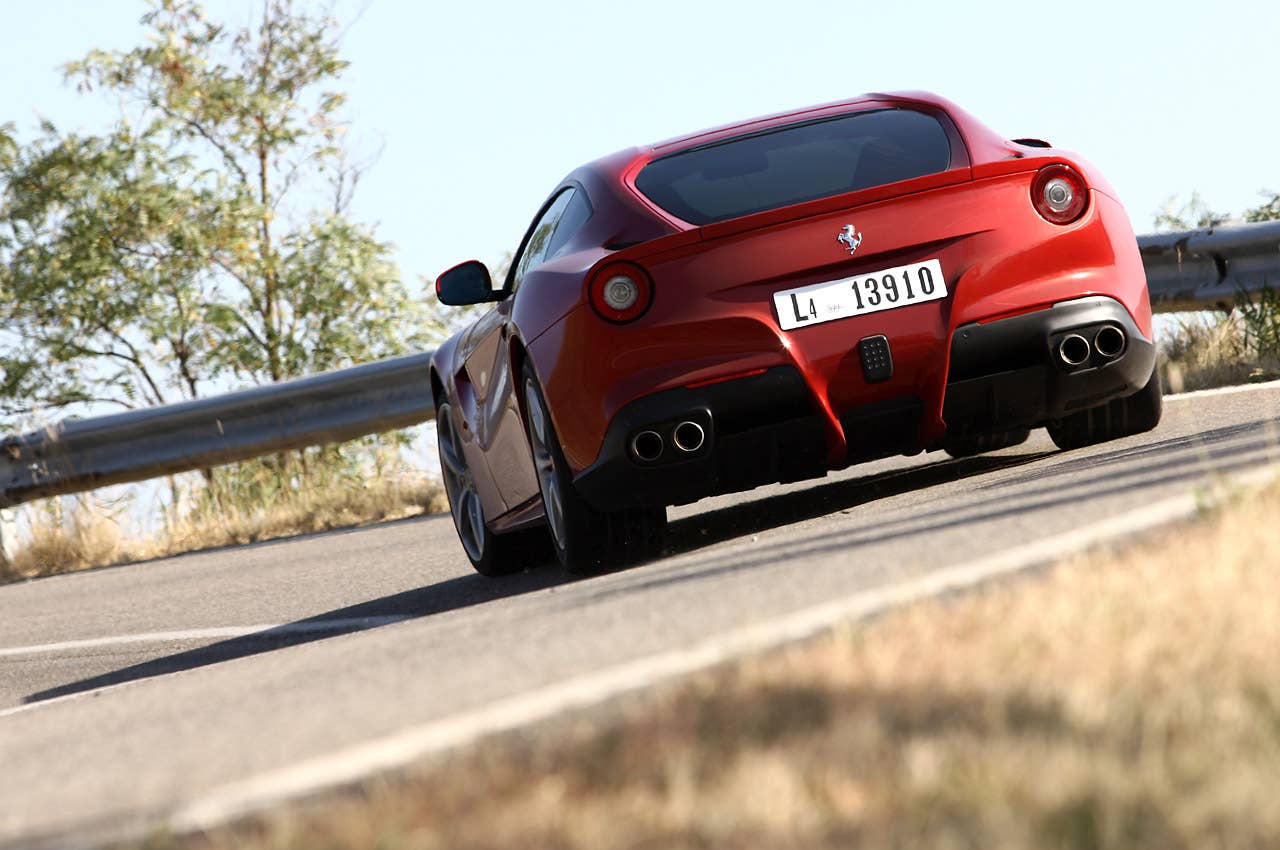 2013 Ferrari F12 Berlinetta driving