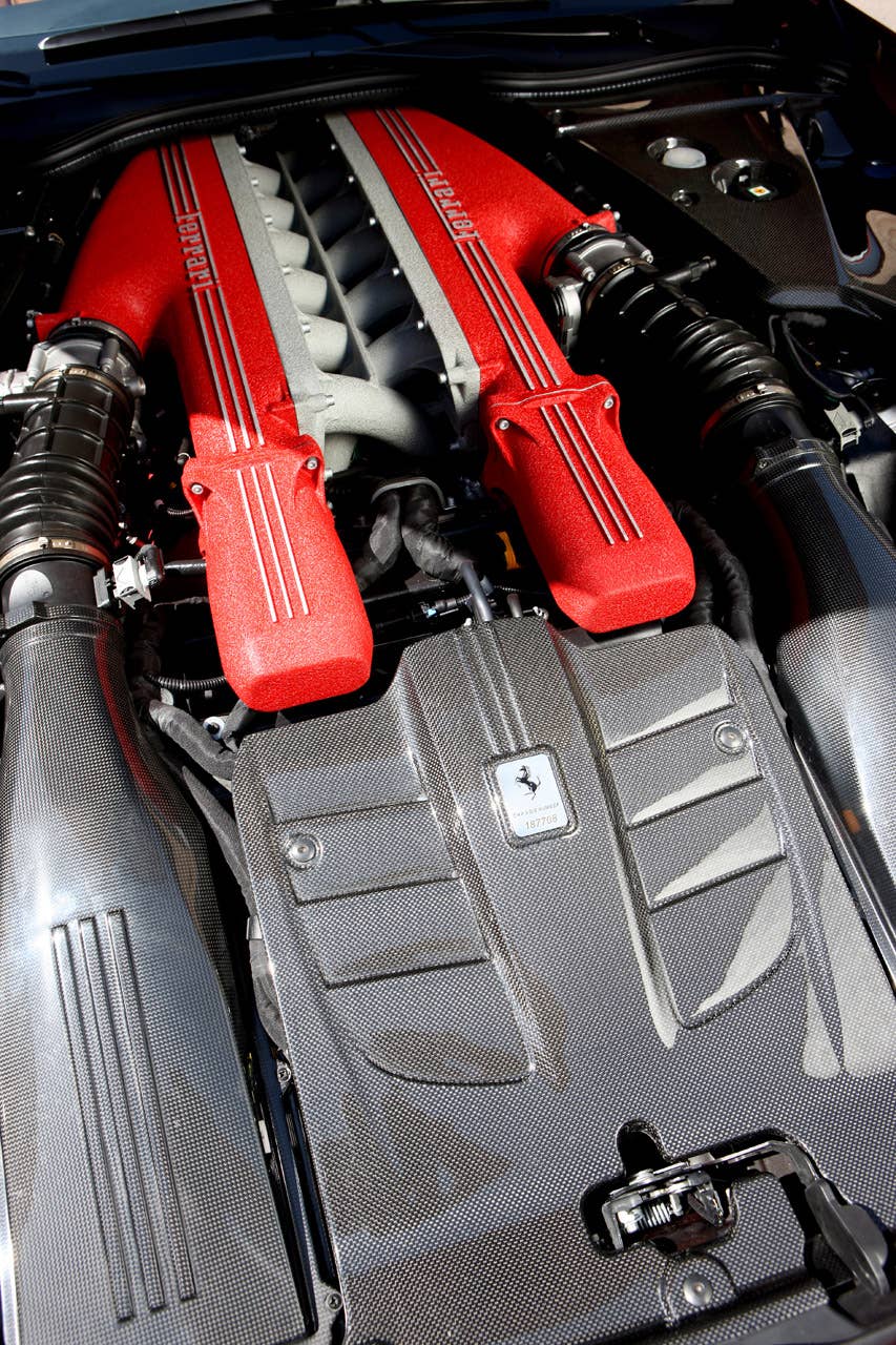 2013 Ferrari F12 Berlinetta engine