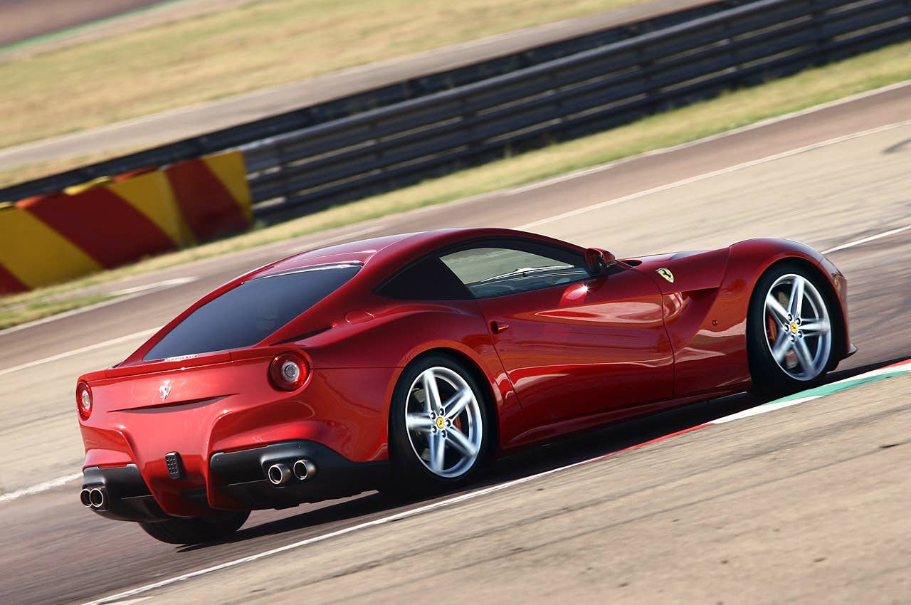 2013 Ferrari F12 Berlinetta driving