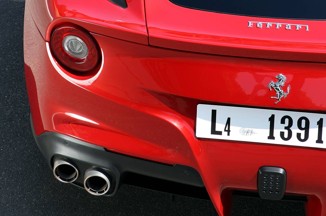2013 Ferrari F12 Berlinetta rear detail
