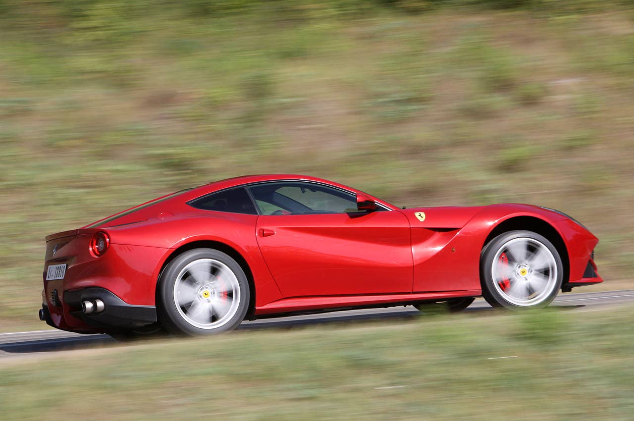 2013 Ferrari F12 Berlinetta driving