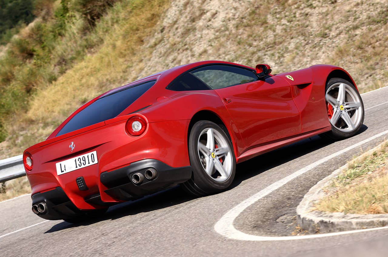 2013 Ferrari F12 Berlinetta driving