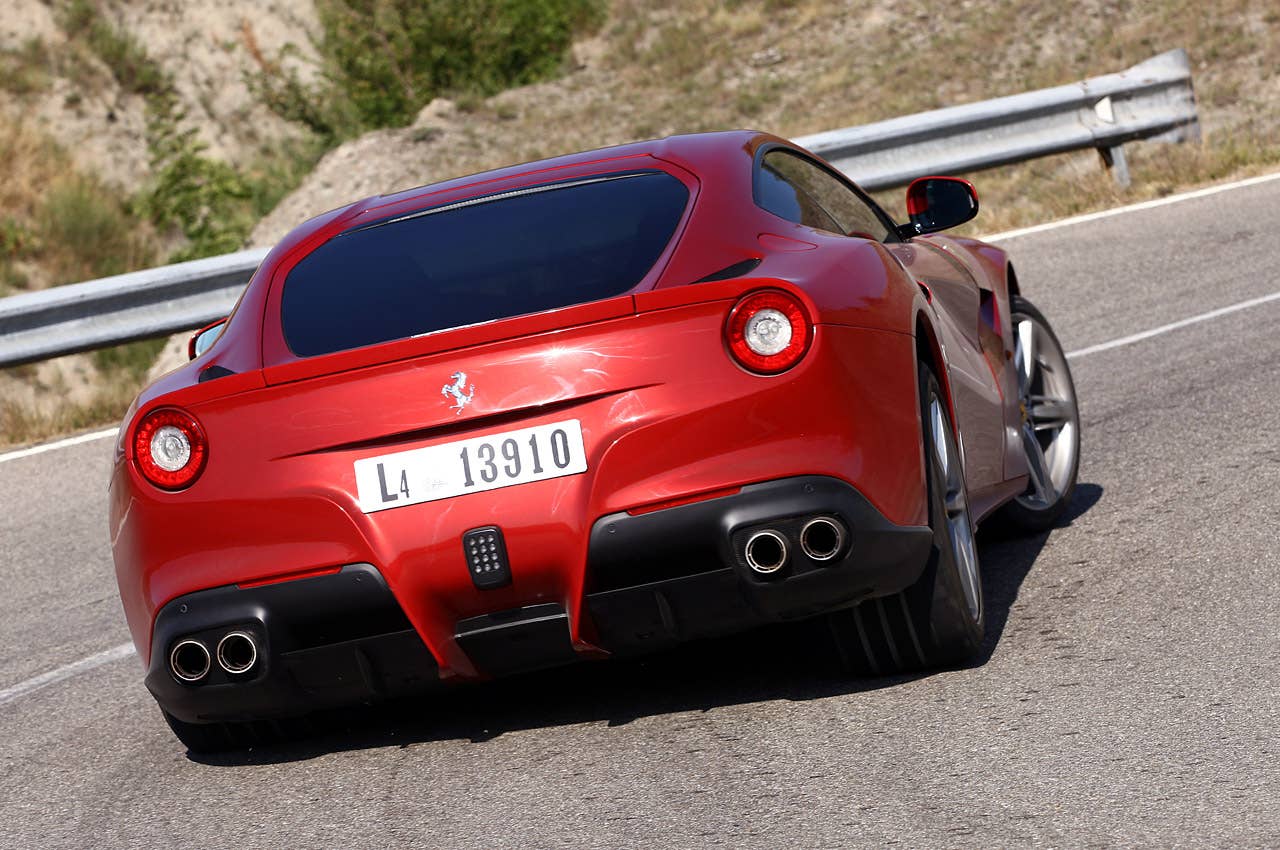 2013 Ferrari F12 Berlinetta driving