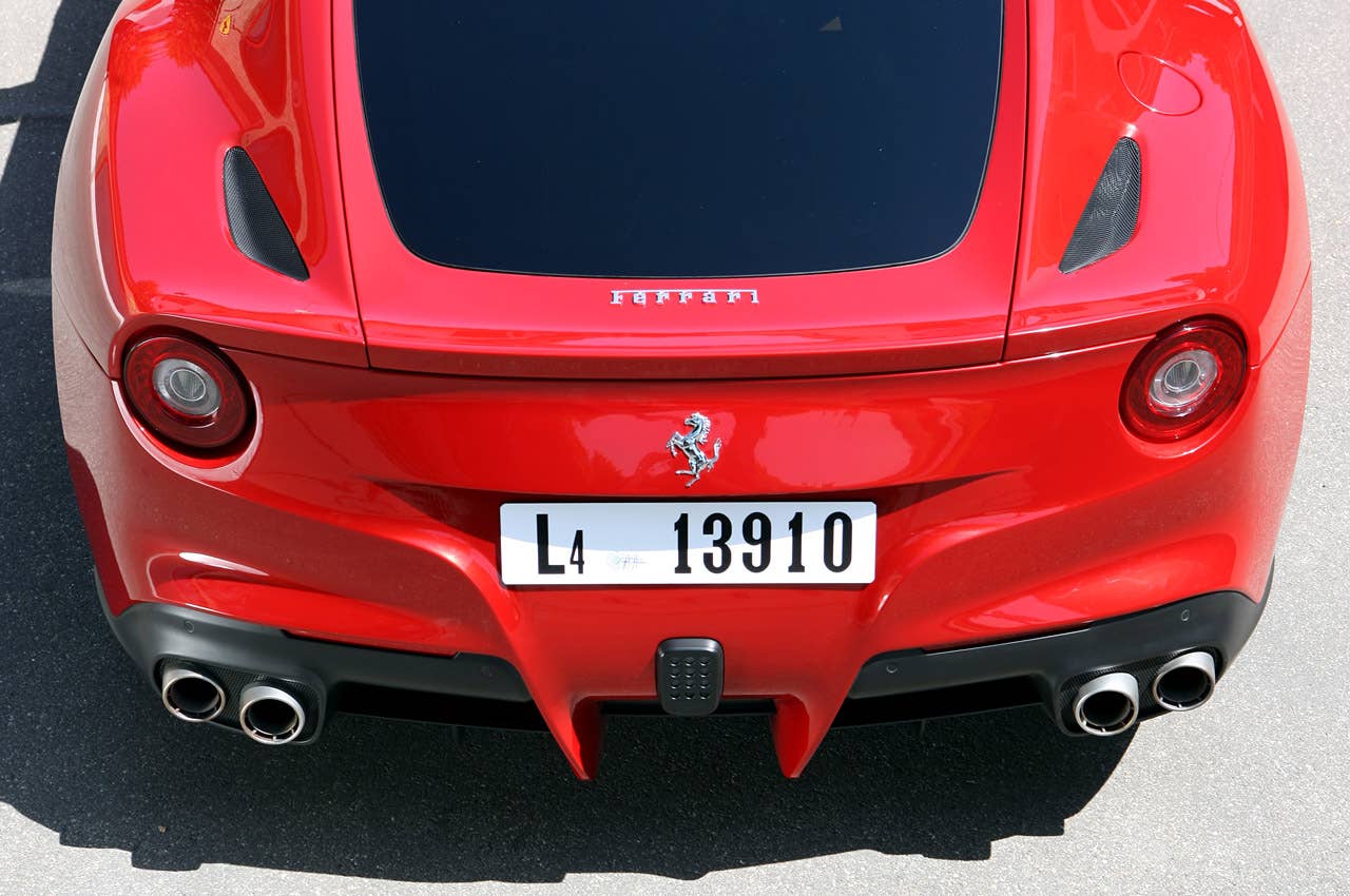 2013 Ferrari F12 Berlinetta rear detail