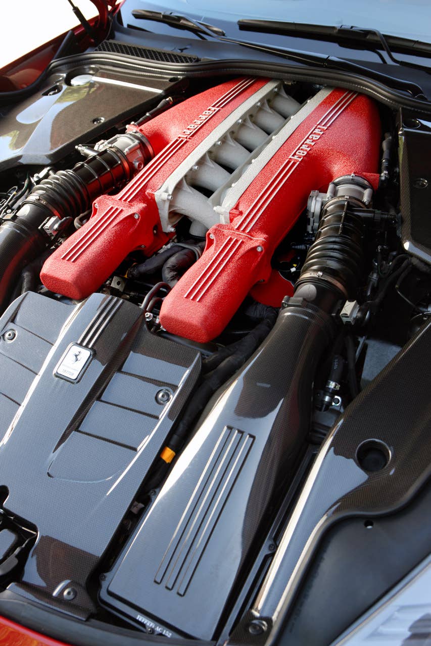 2013 Ferrari F12 Berlinetta engine