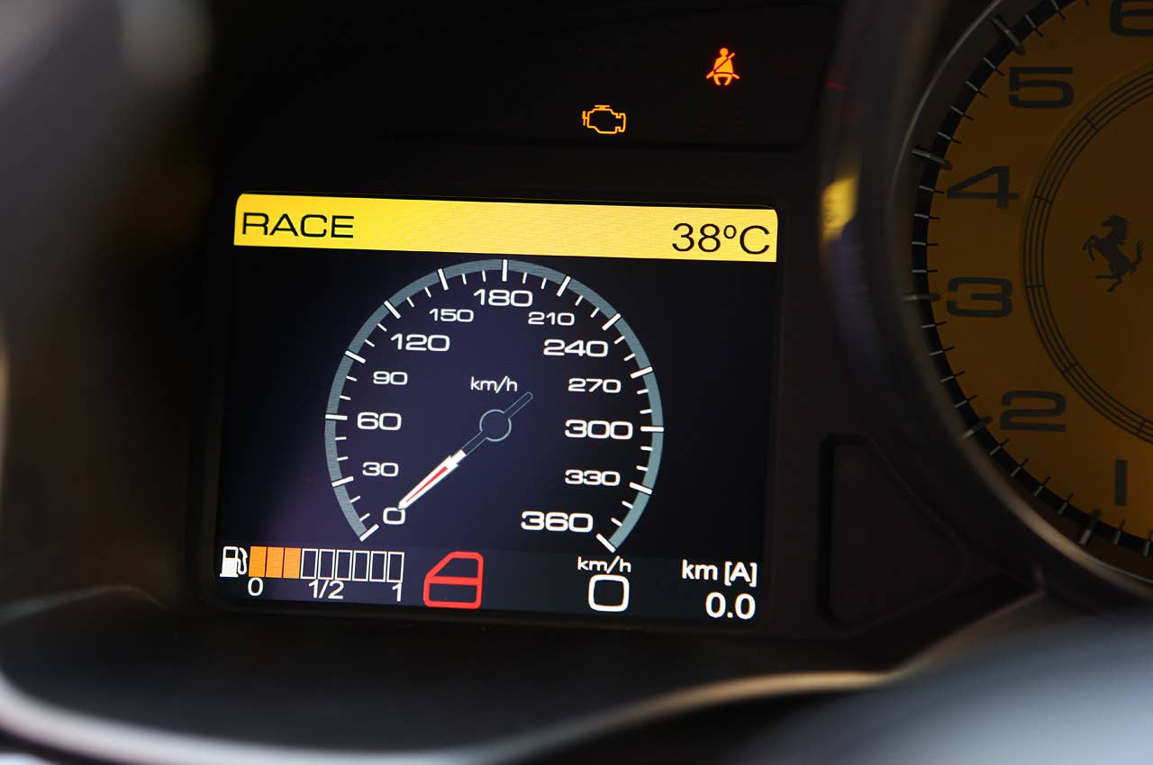 2013 Ferrari F12 Berlinetta speedometer