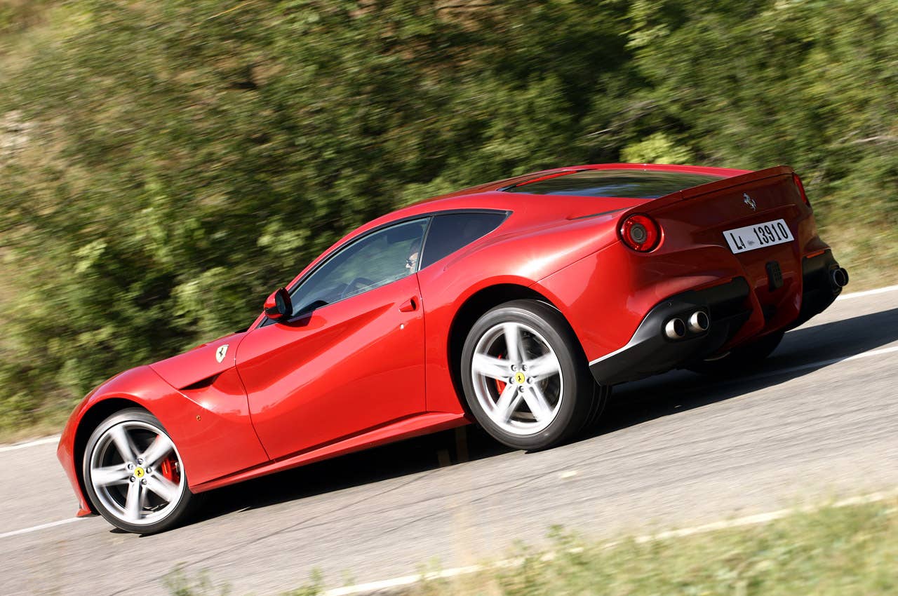2013 Ferrari F12 Berlinetta driving