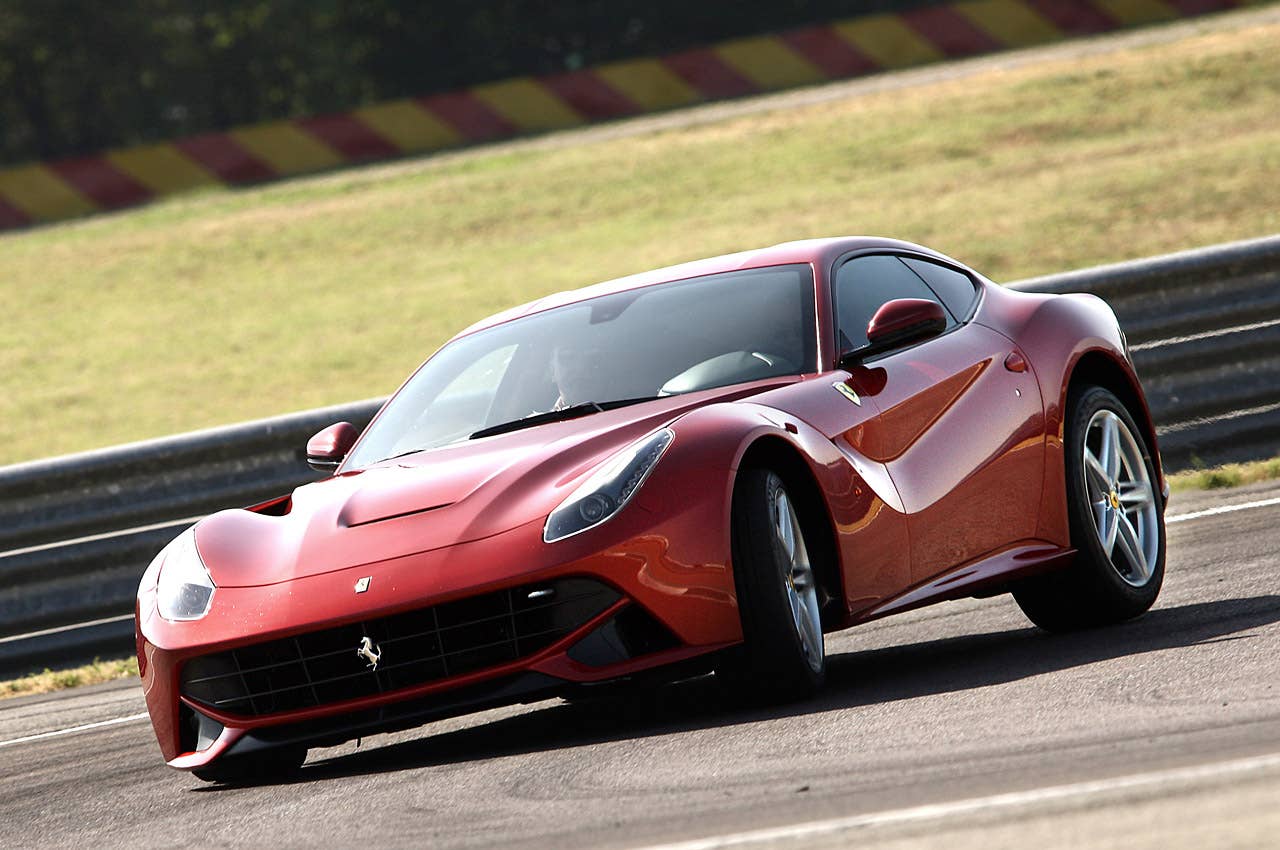 2013 Ferrari F12 Berlinetta driving
