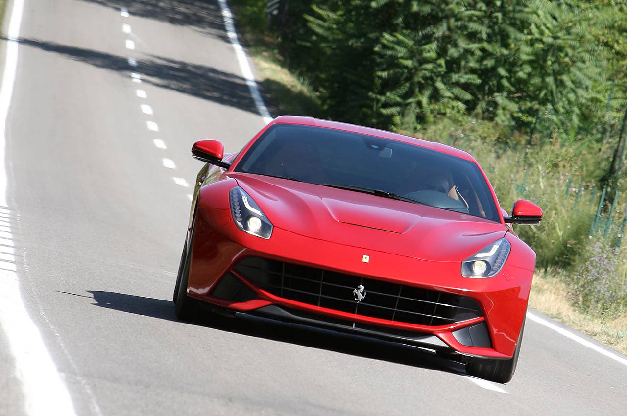 2013 Ferrari F12 Berlinetta driving