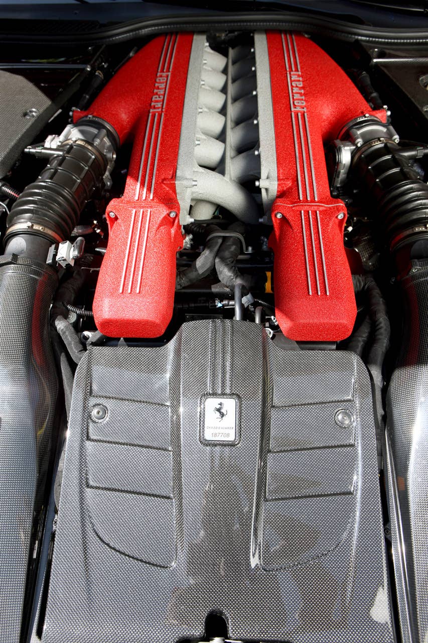 2013 Ferrari F12 Berlinetta engine